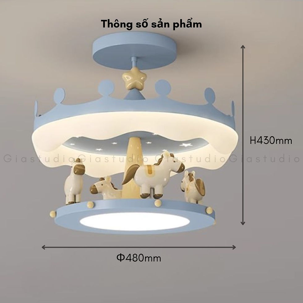 Thumbnail: CAROUSEL Bedroom Kid Lamp