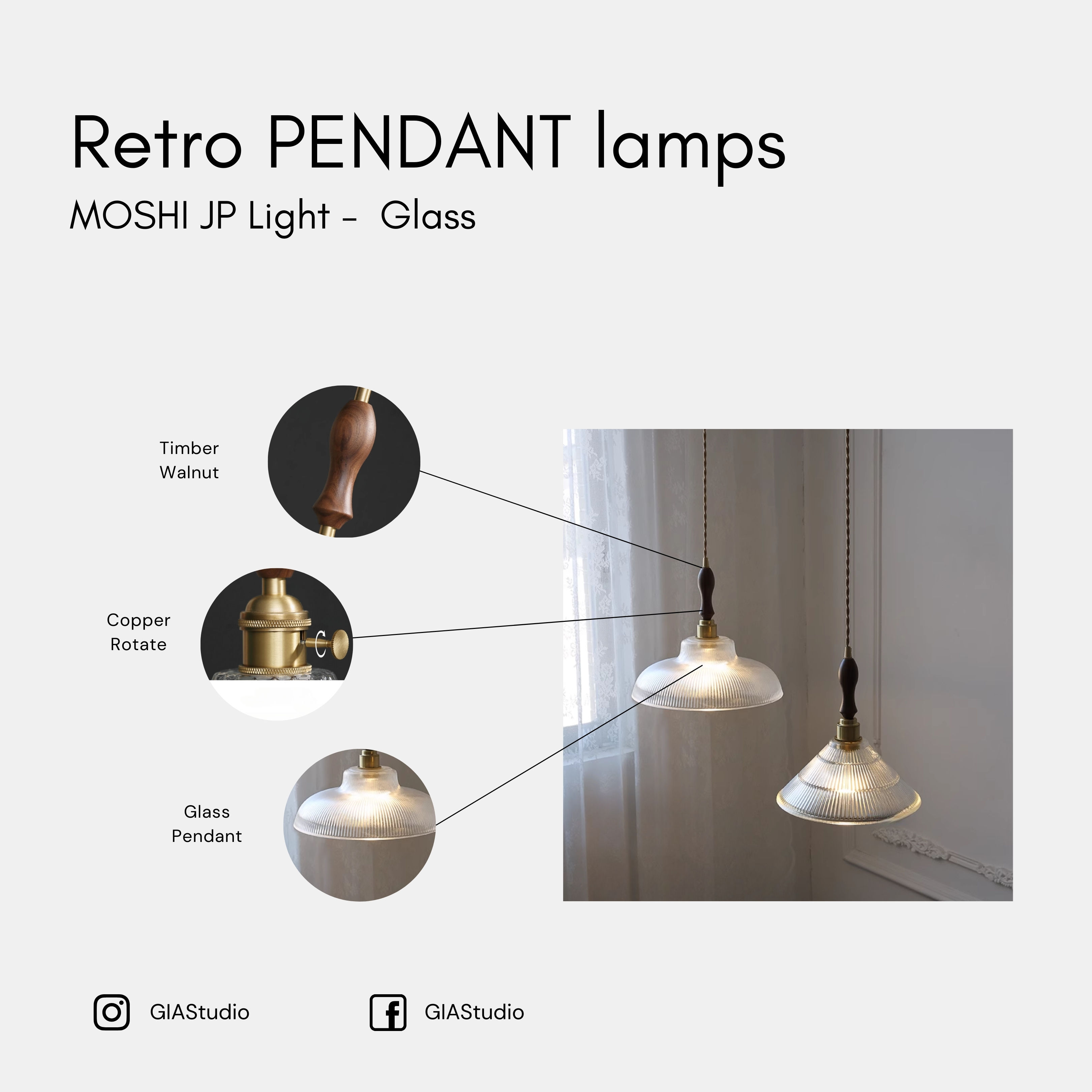 MOSHI- JP - Pendant Light