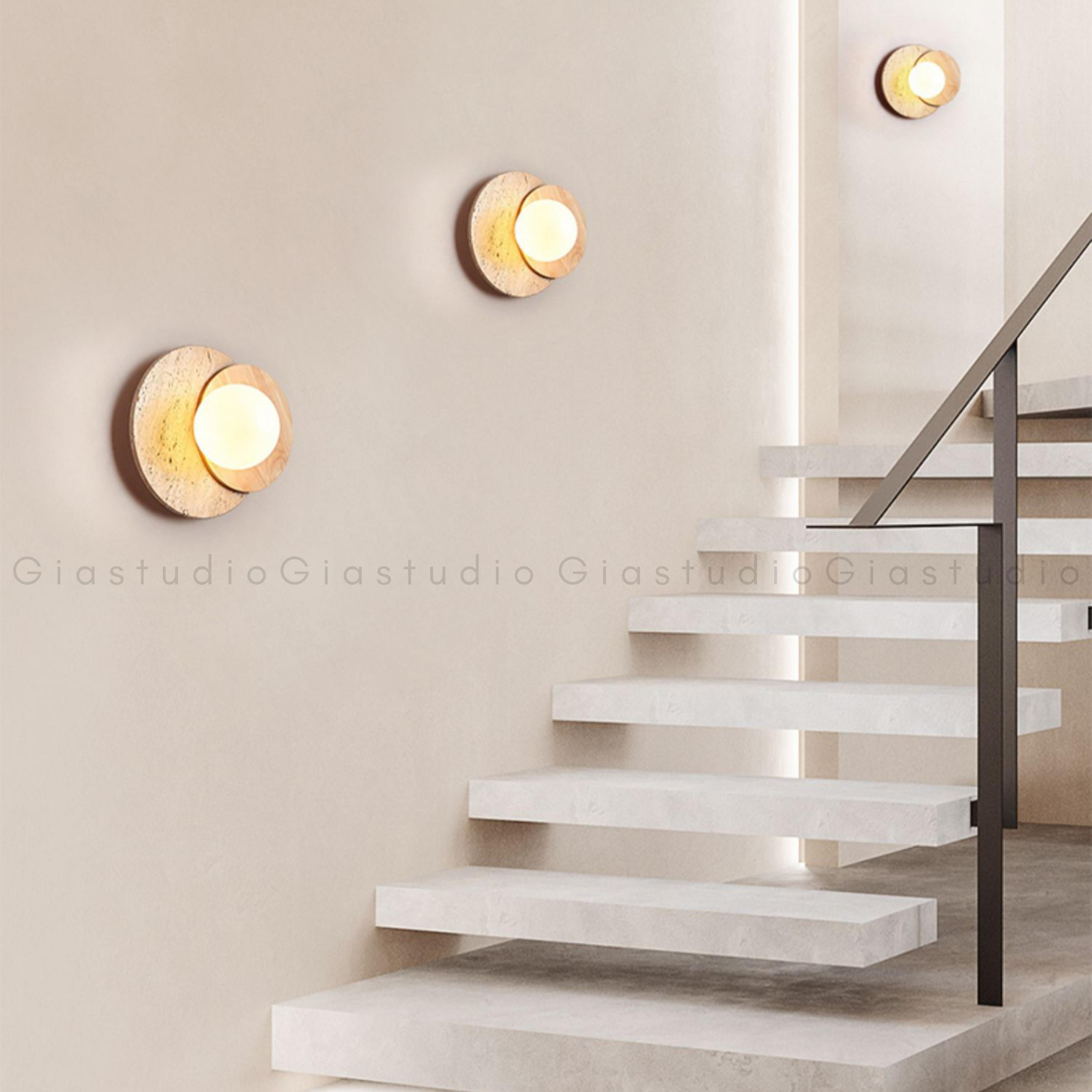 NISHO - Travertine Stone Lamps