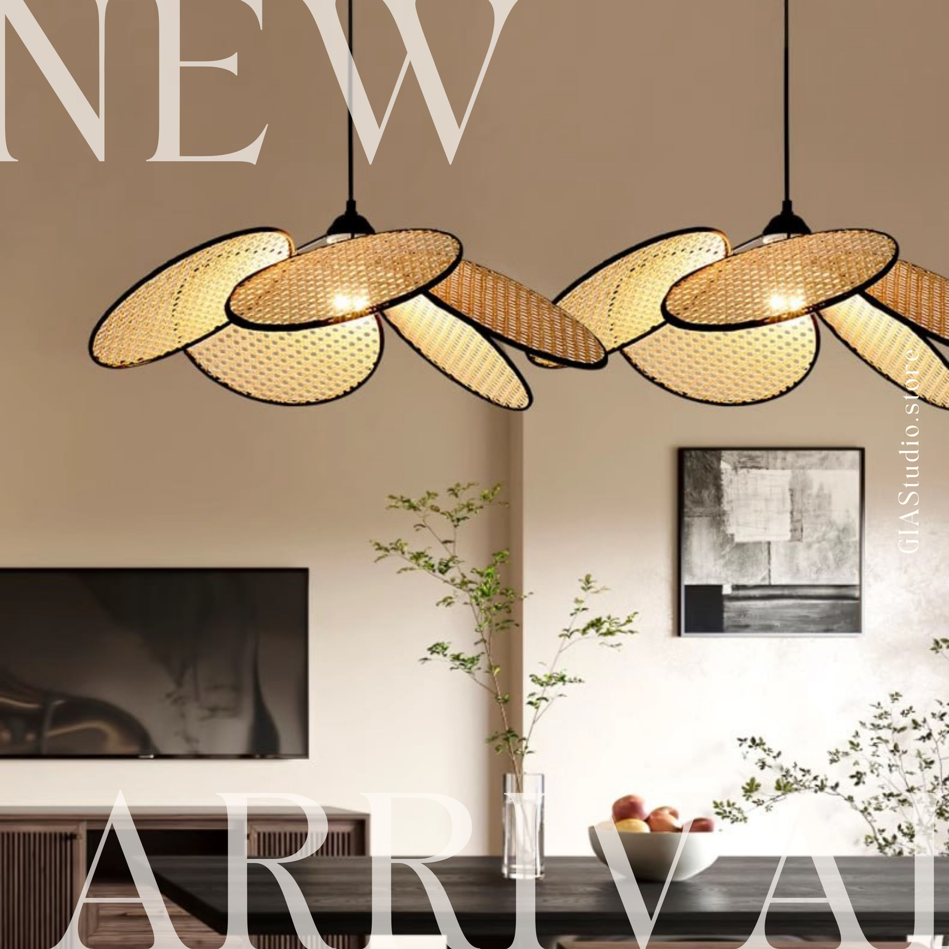 NISHI MURA- Rattan Wabisabi lamps Collection