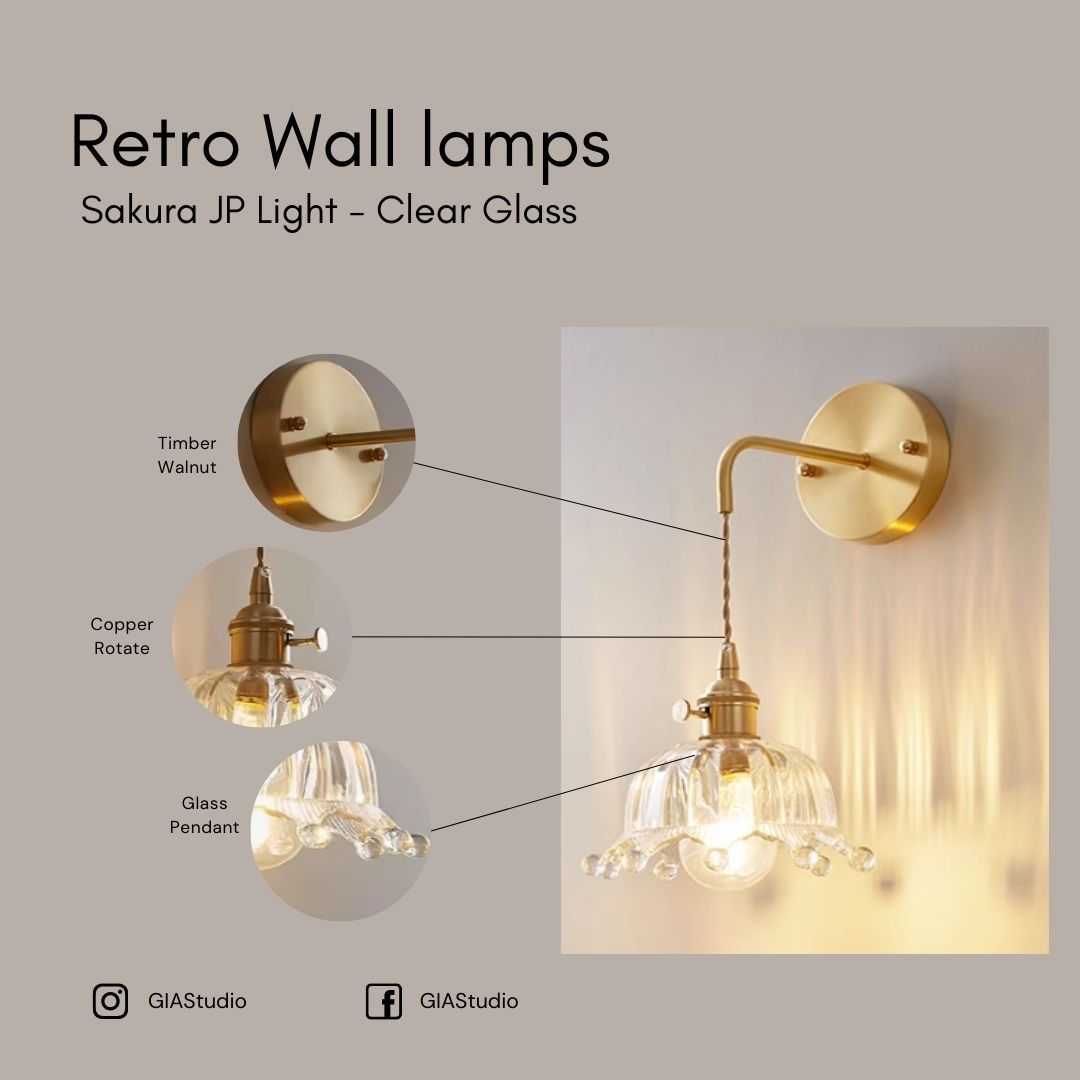 SAKURA JP Light - Retro Wall Lamps