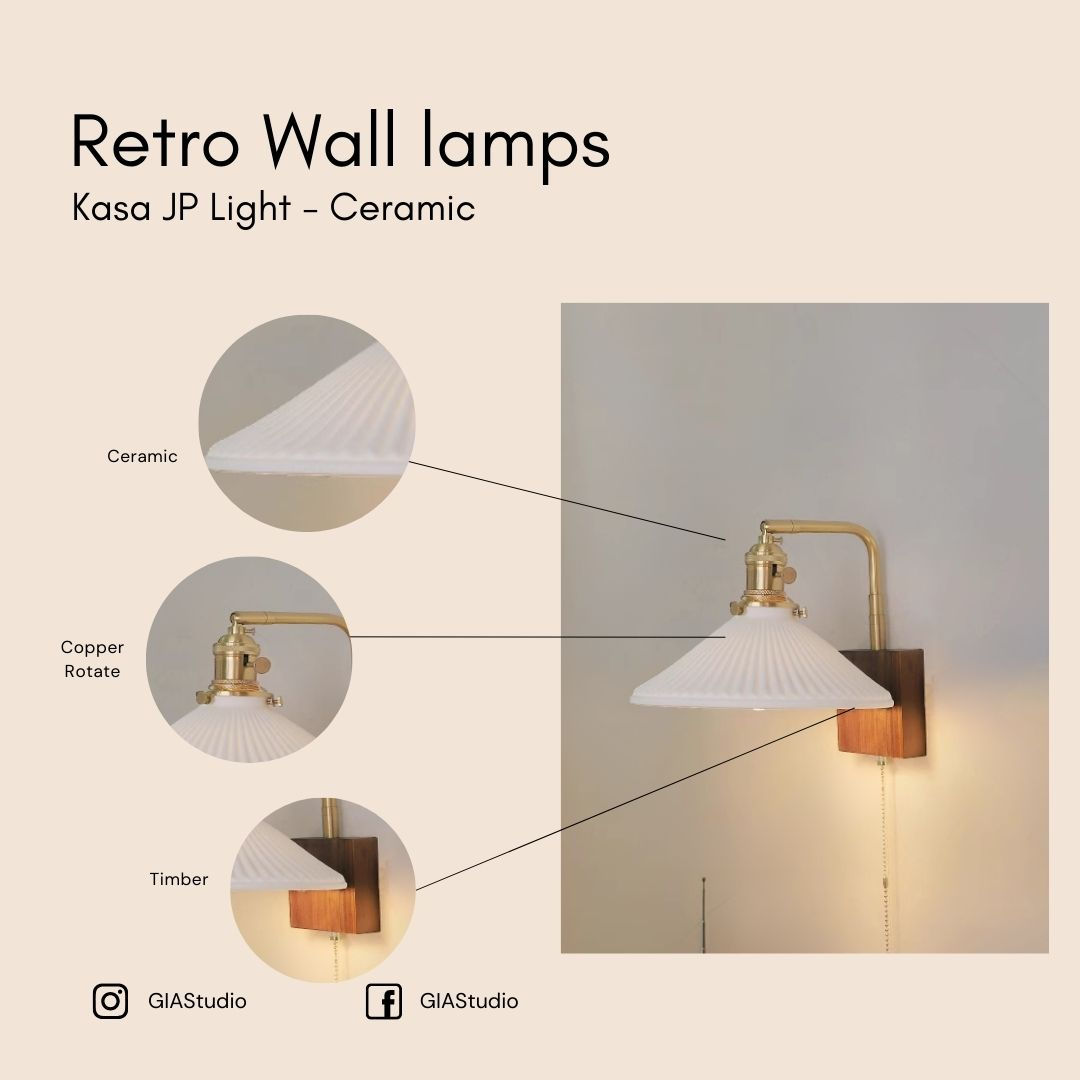 KASA JP Light - Retro Wall Lamp