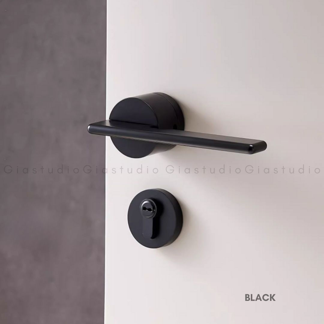 CAPUCHINE - Black Copper Door Handle