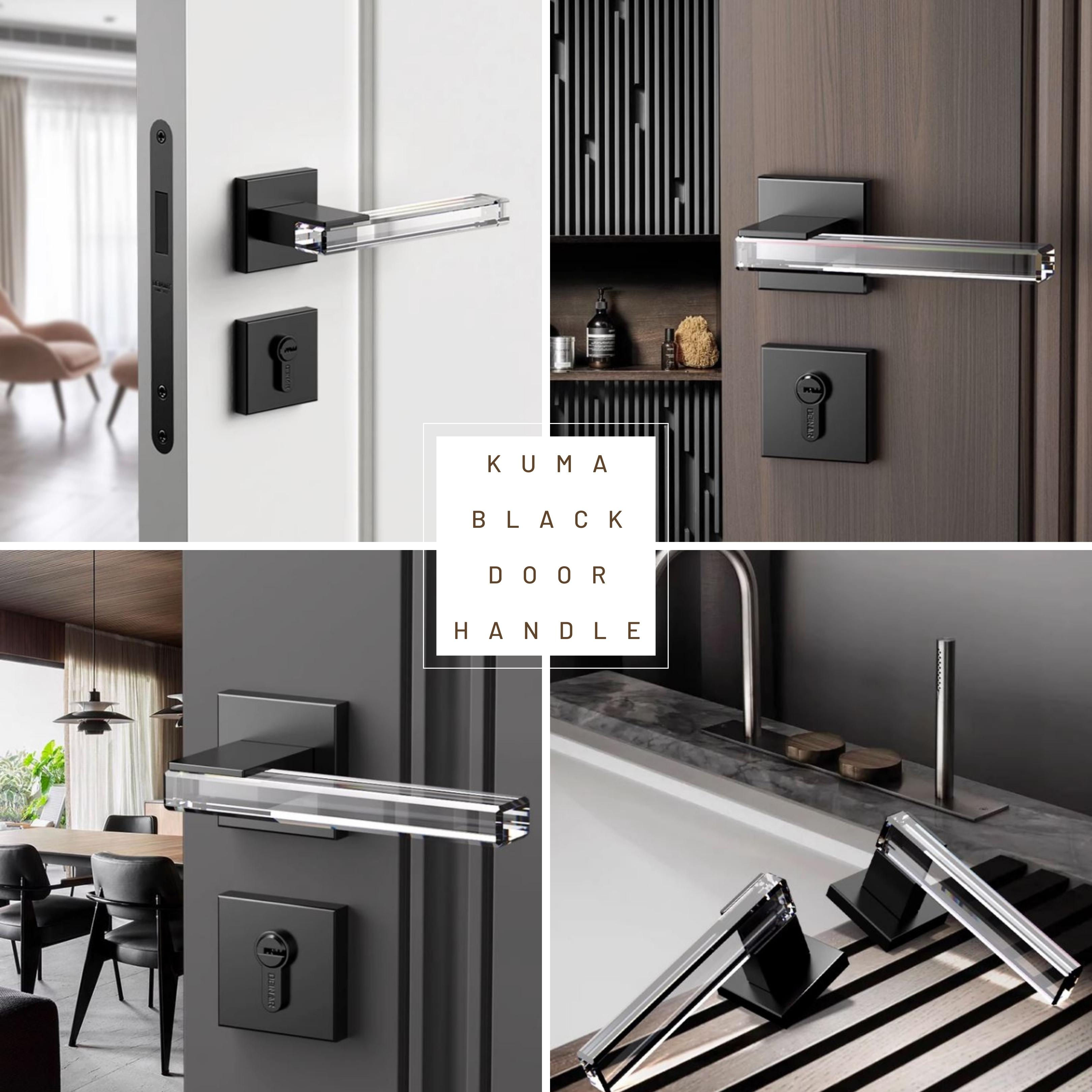 KUMA - Black Grey Modern Door Handle