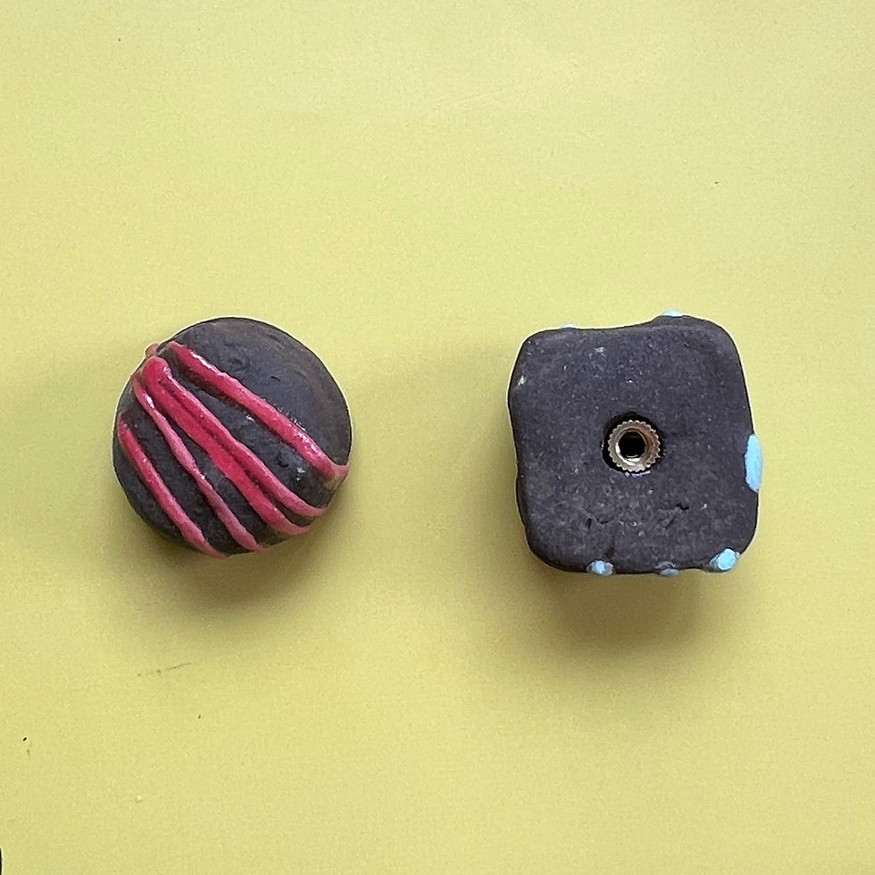 Thumbnail: Handmade Ceramic Chocolate Candy Drawer Knobs