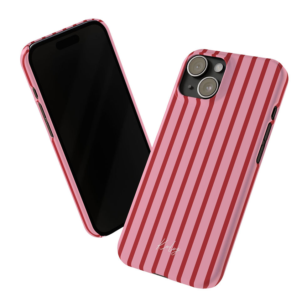 Thumbnail: Original Stylish Slim iPhone Case | Slim Stripe Pattern 