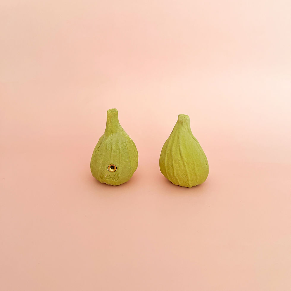 Thumbnail: Handmade Ceramic Fig Cabinet Knobs 