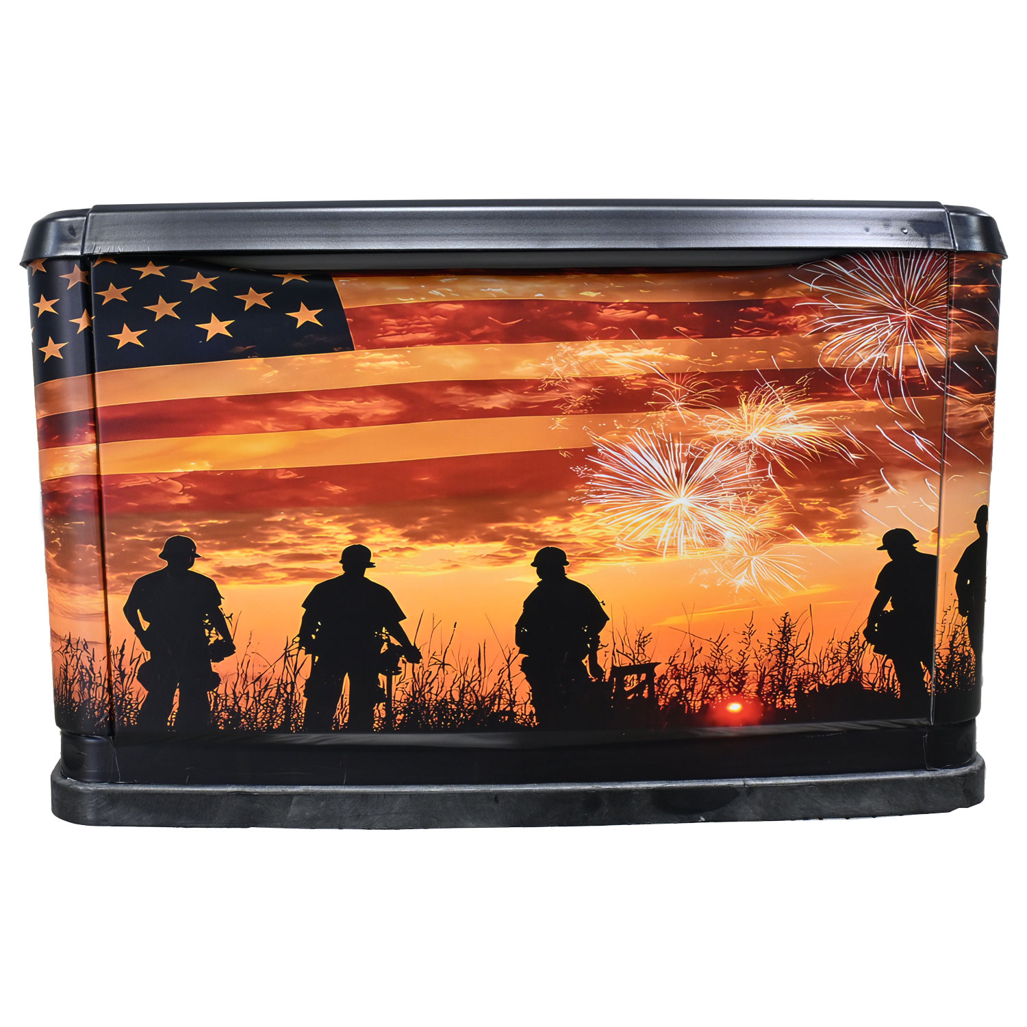 Military Flag Sunset generator wrap preview