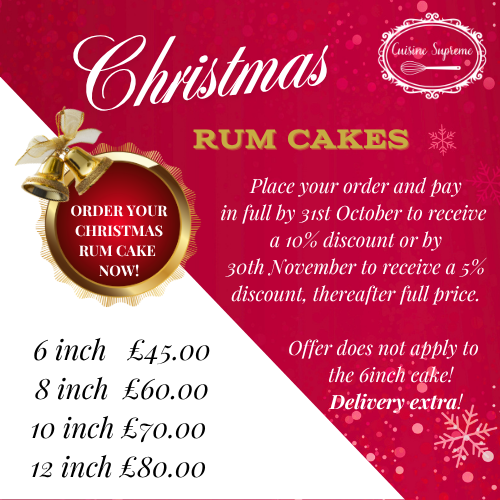 Christmas Rum Cake Offer
