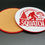 Thumbnail: Bigfoot Drink Coasters - Set of 4 - 3D Printed with Cork Backing - Sasquatch
