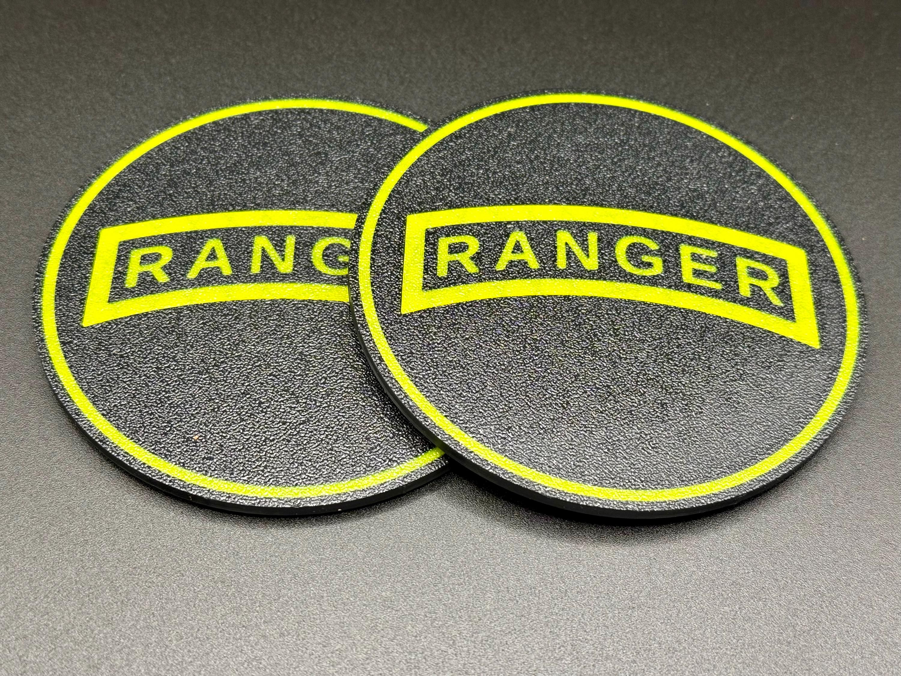 US Army Ranger Tab Coaster - Set of 4 - RLTW!!
