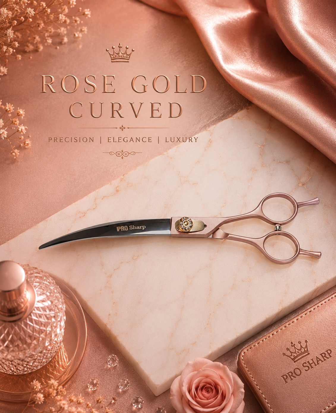 Rose Gold Curved 7.5"