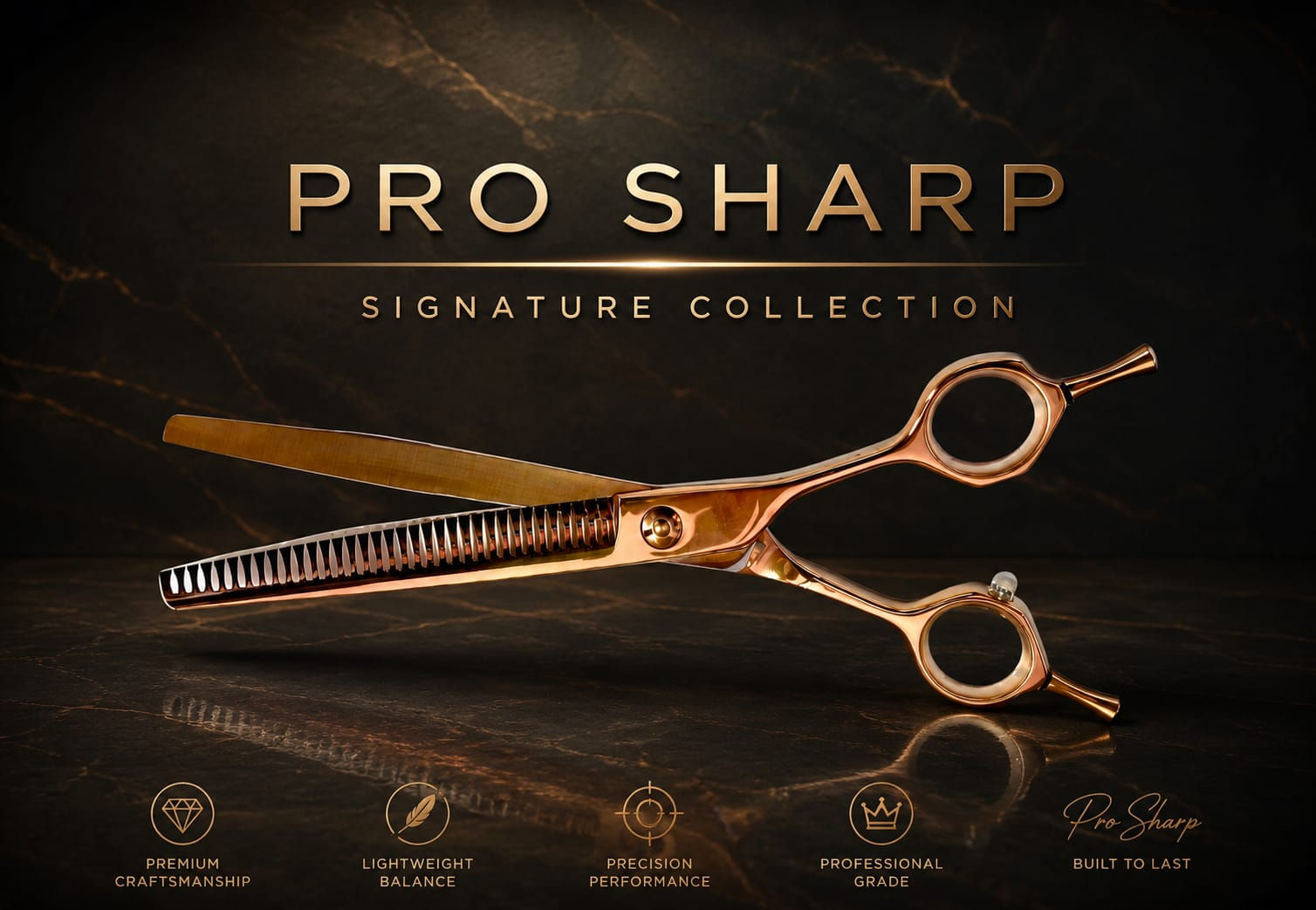 Signature Collection Curved Blender 7” Rose Gold