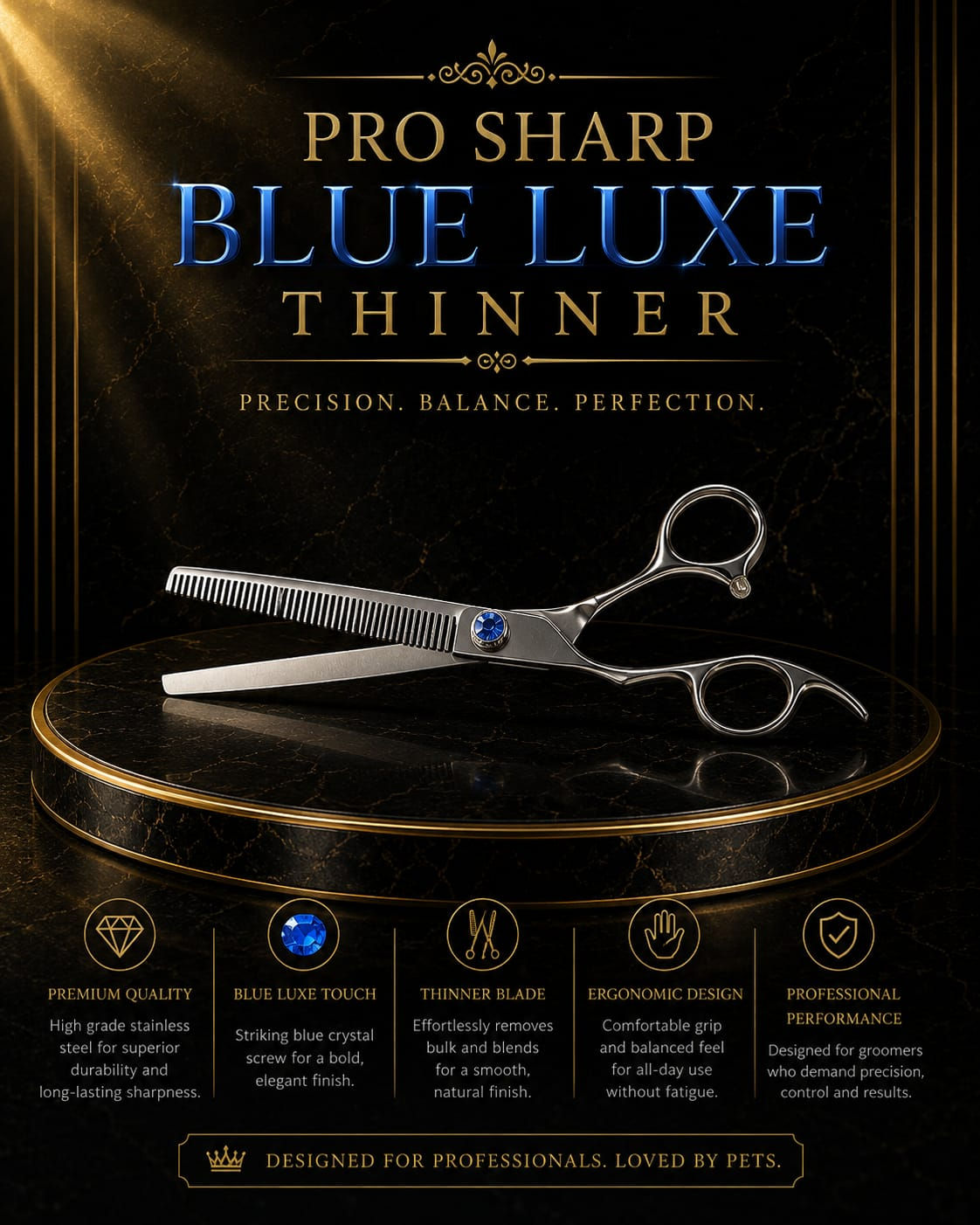 Blue Luxe 7.5" Thinner