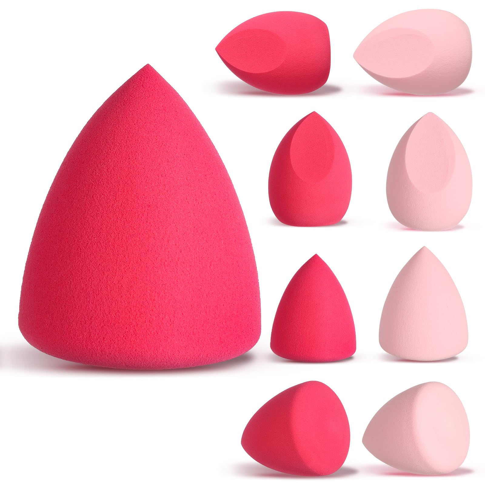 8pcs Makeup Sponge Set Professional Blender Sponge Soft Concealer Sponge Facial