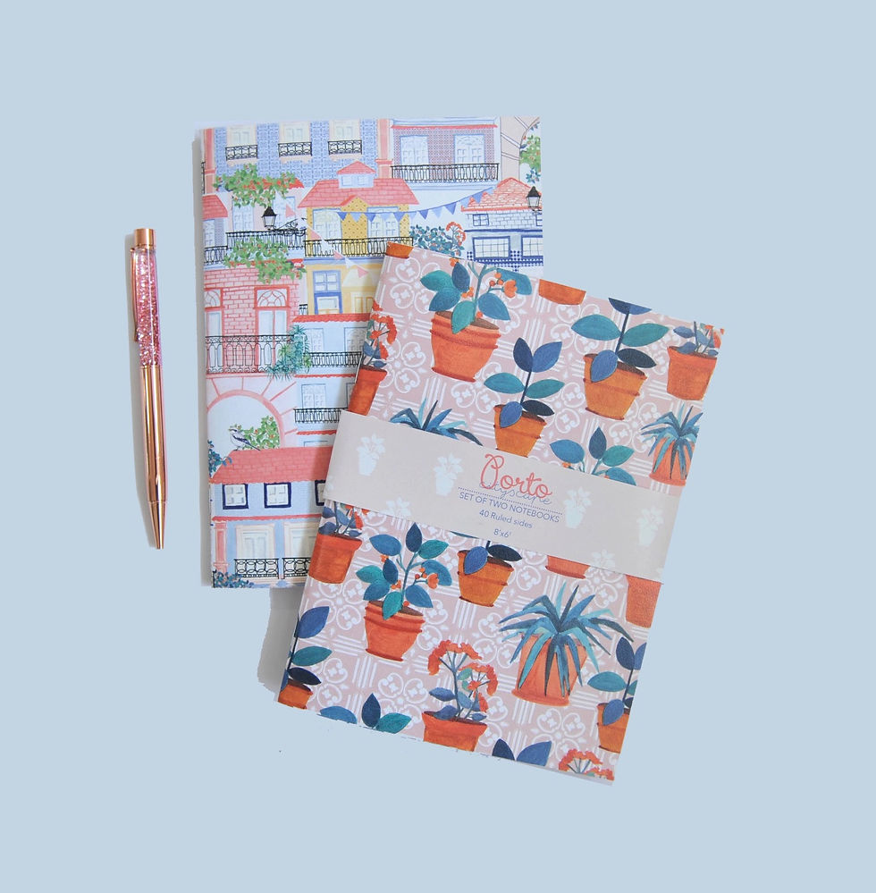 Thumbnail: Porto Cityscape Set of 2 Notebooks