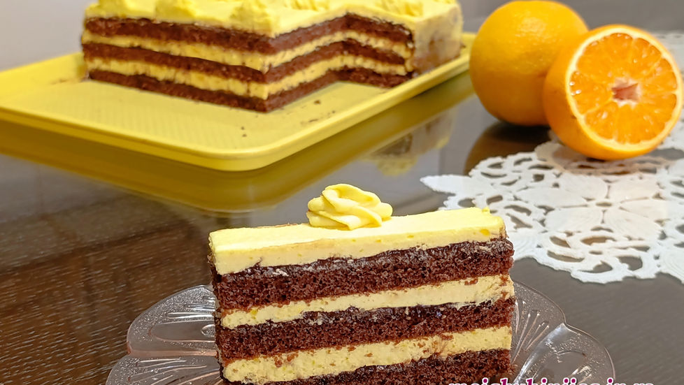 POSNA TORTA SA ČOKOLADOM I NARANDŽOM