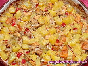 BRZI RUČAK SA PILETINOM I POVRĆEM IZ RERNE