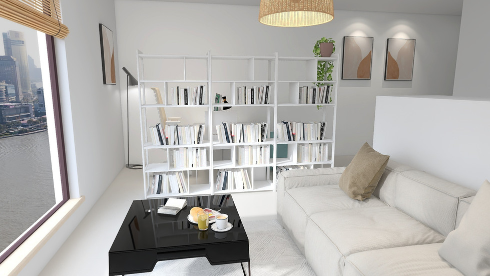 Décorea - Projet télétravail rendu 3d