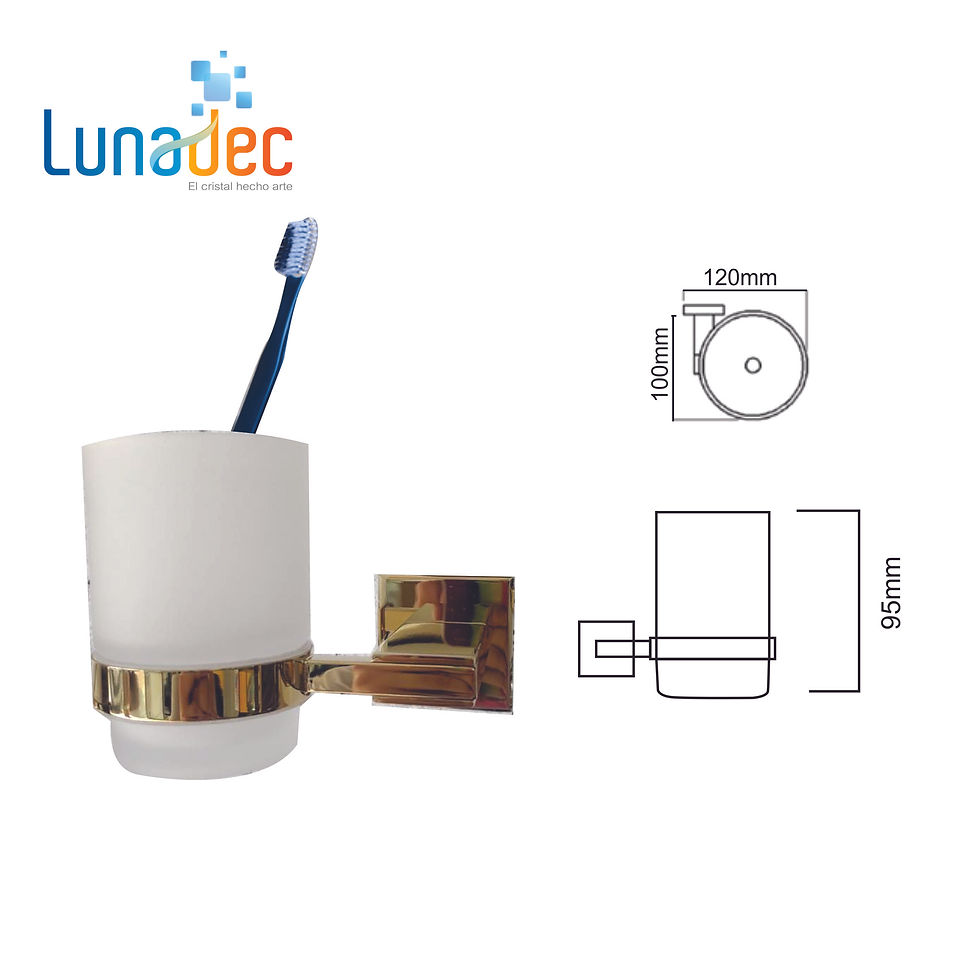 Miniatura: Taza para cepillo de dientes Delux