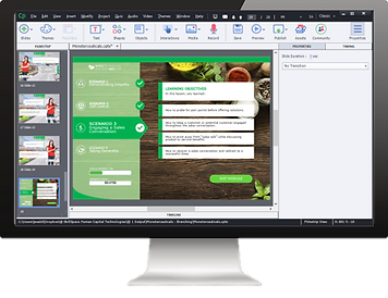Custom eLearning Module built using Aticuate Storyline by Skillspace360