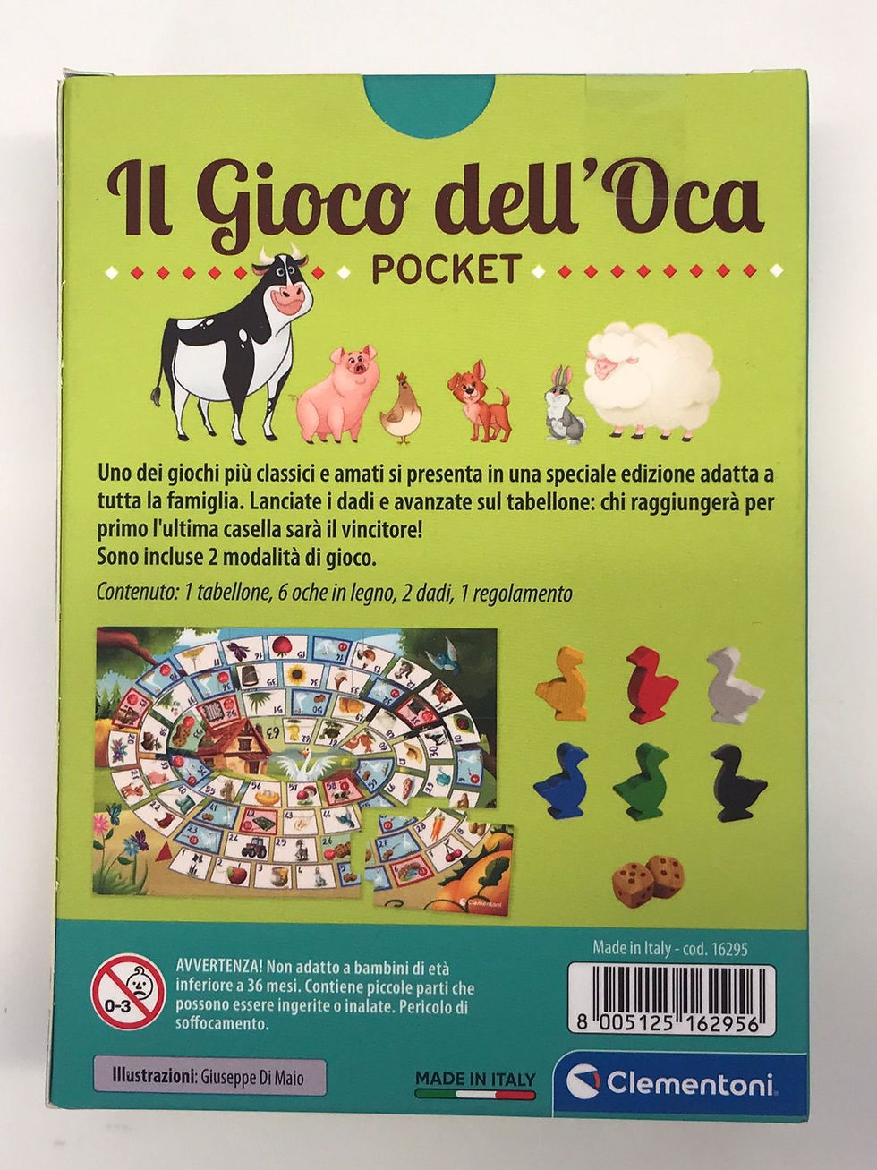 Miniatura: Il Gioco dell'Oca - Pocket Clementoni