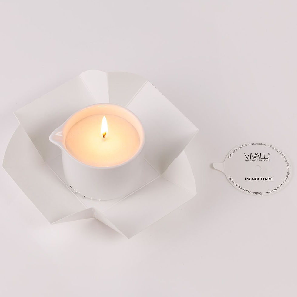 Miniatura: Candela da massaggio TRIBE - Monoi Tiaré