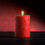 Miniatura: CANDELORA CANDELA CM10X15h ROSSO-SPEZIE -Gr.900