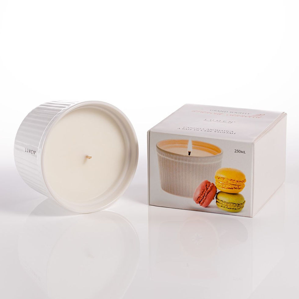 Miniatura: GRAND SOUFFLE' MACARONS CANDELA VEGETALE ml.250 IN ASTUCCIO