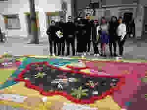 Mejor Tapete Alusivo al Día de Muertos en donde el Instituto Gómez Palacio fue el que obtuvo el primer lugar.
