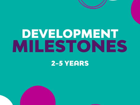 Development Milestones 2 To 5 Years