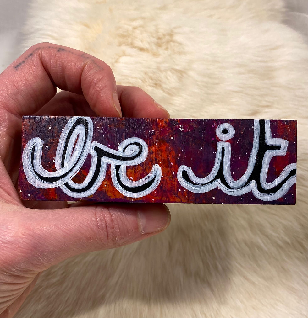 Thumbnail: JUST BE BLOCKS: say it, be it