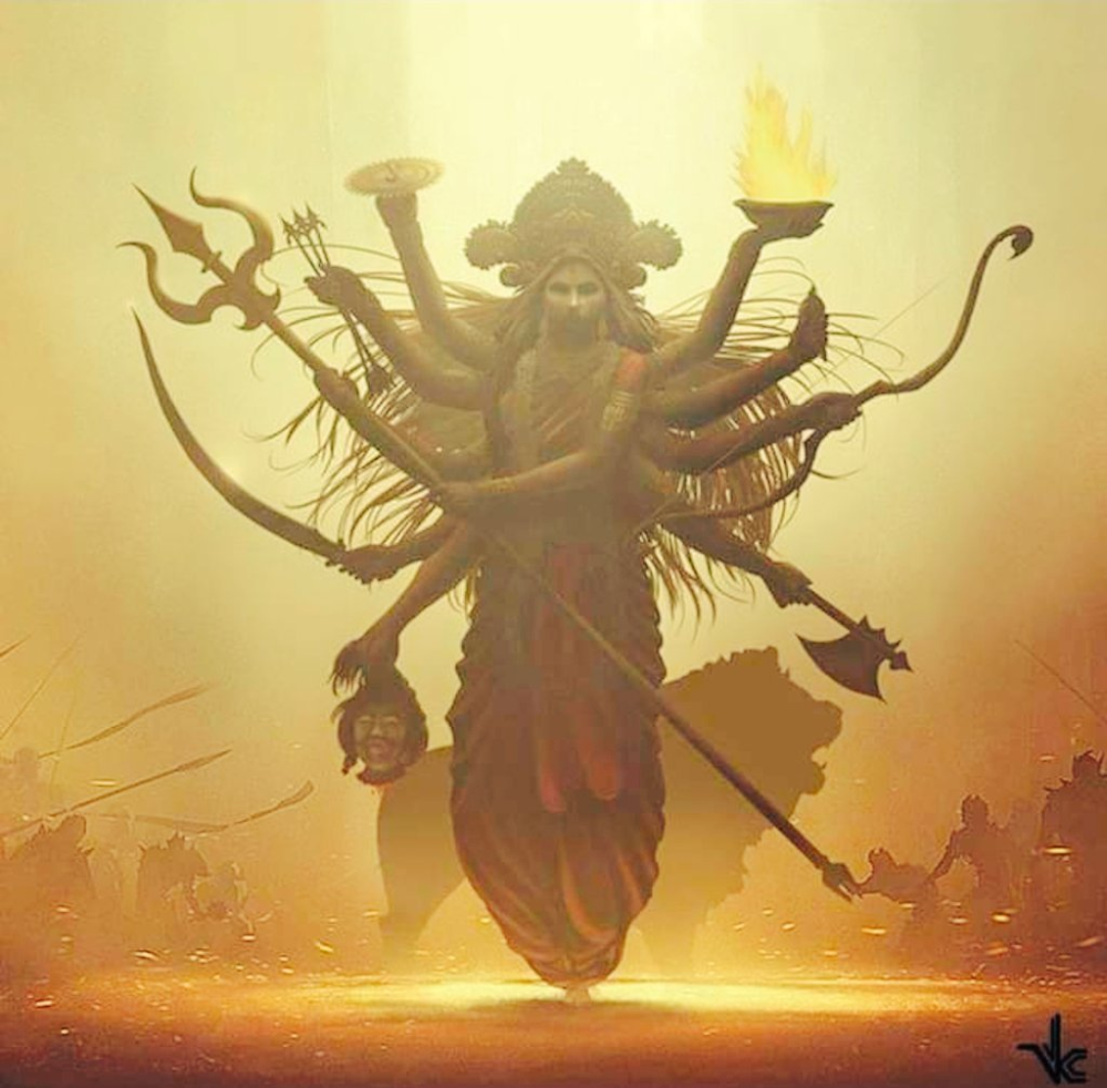 印度教的宇宙女王：卡莉女神（Goddess Kali） | Zattakali