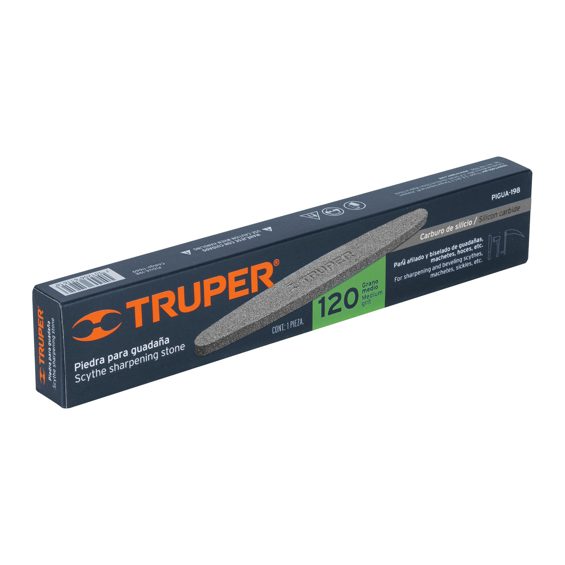 TRUPER SCYTHE SHARPENING STONE, 120 GRIT (11669 (PIGUA-198)