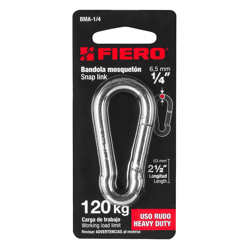 Thumbnail: STEEL SPRING SNAP LINK 1/4" (44038 BMA-1/4)