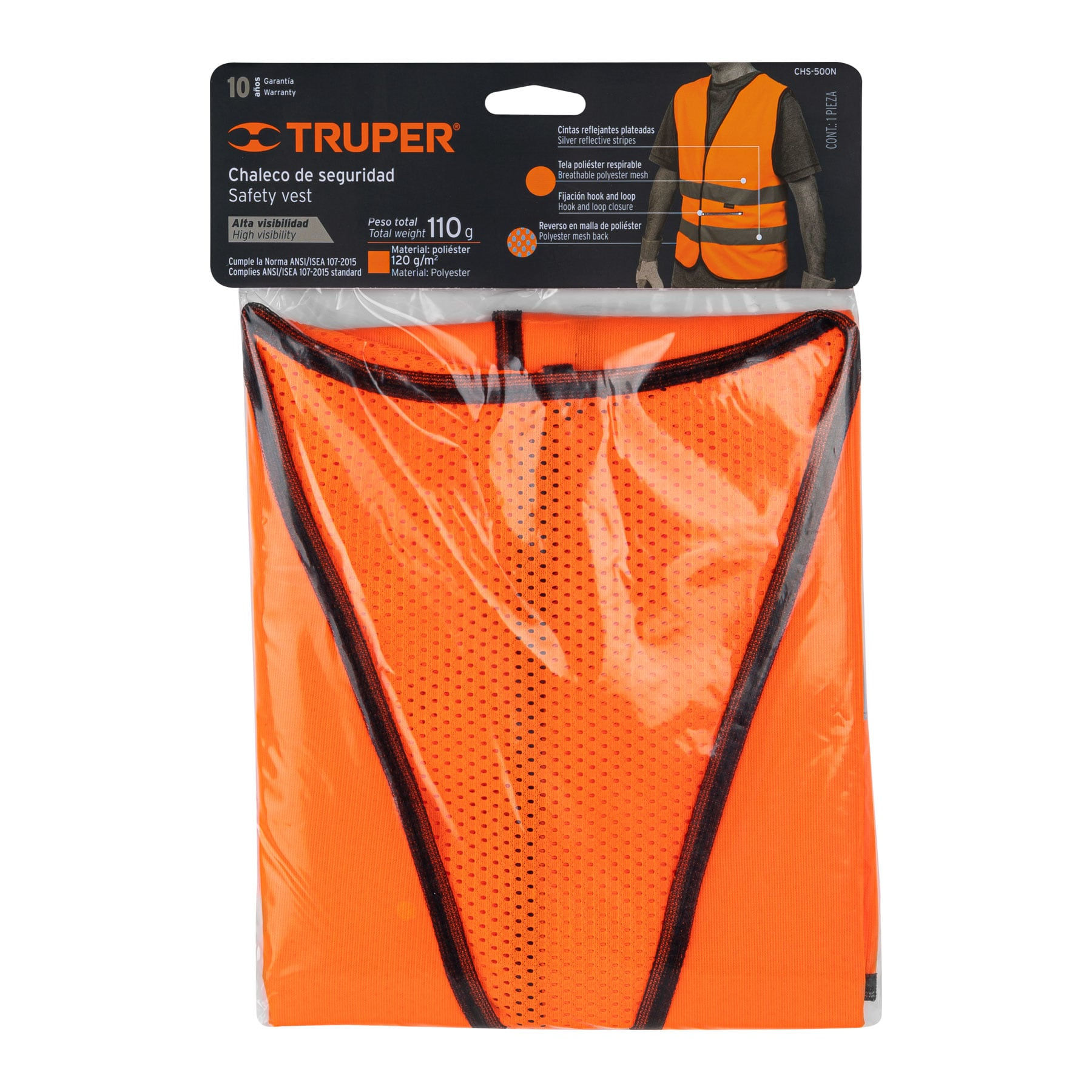 SAFETY VEST ORANGE (CHS-500N)