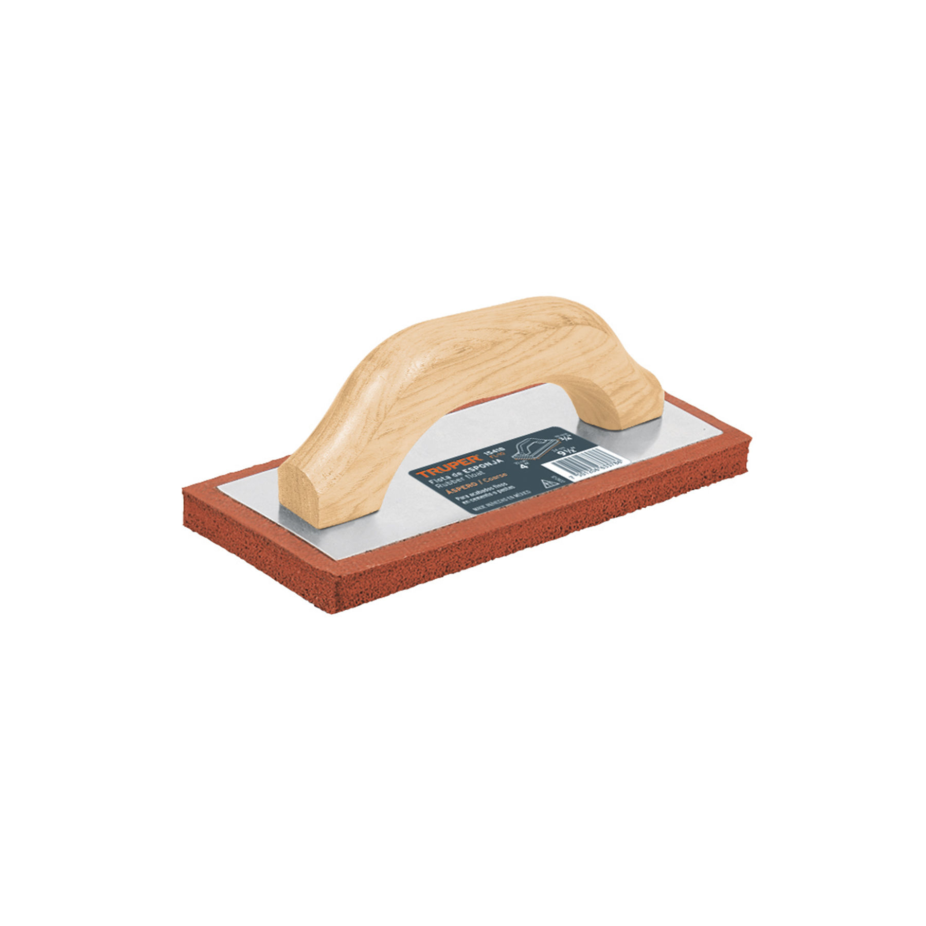 SPONGE FLOAT 9-1/2" THICK 3/4", ROUGH FINISH, TRUPER (15418)