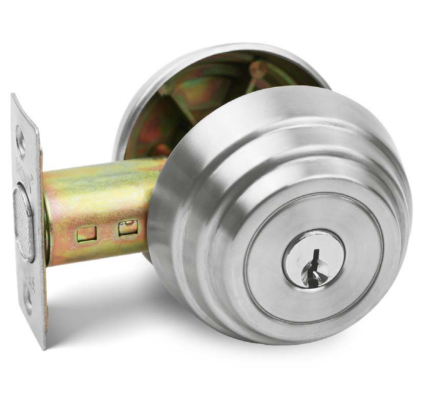 LOCK DEADBOLT DOUBLE CYLINDER CONCEALED SCREW (BRSSCS02)