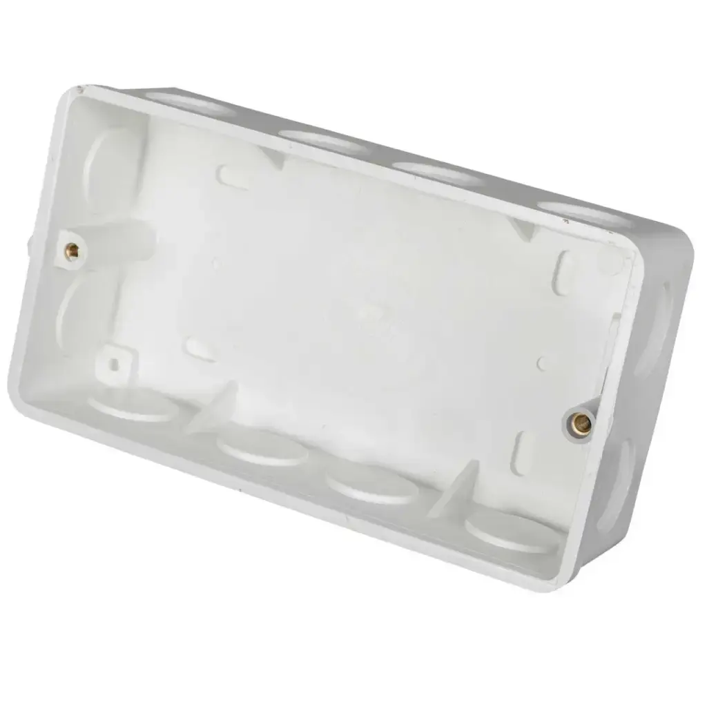 SOCKET BOX DOUBLE FLUSH 35mm