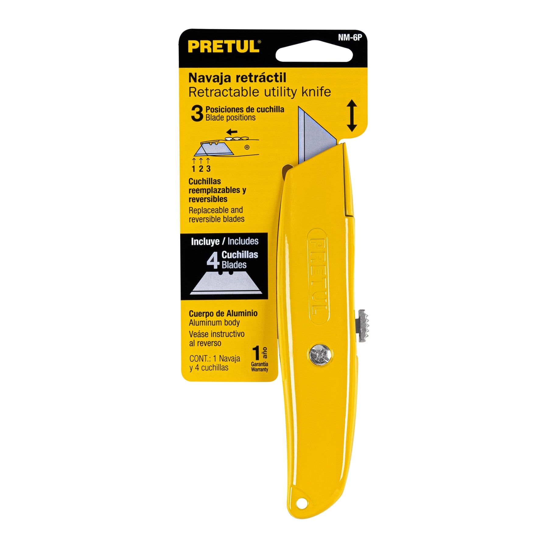 6" MULTIPURPOSE SNAPP OFF KNIFE PRETUL