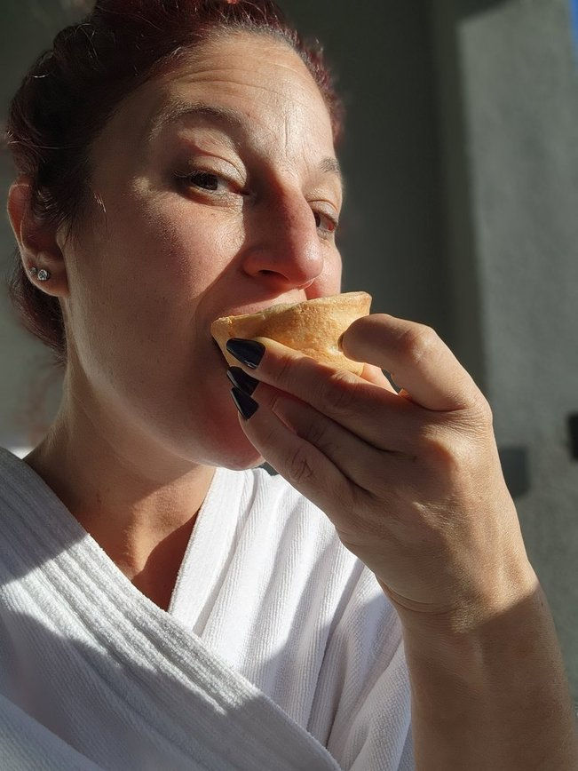 Canadian butter tart purchased at St. Lawrence Market in Toronto