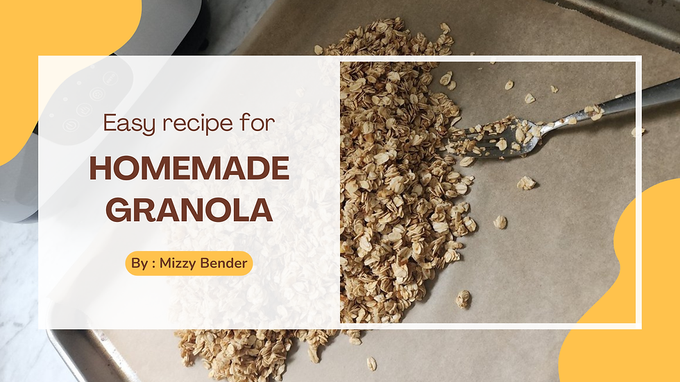 Homemade Granola by Mizzy Bender