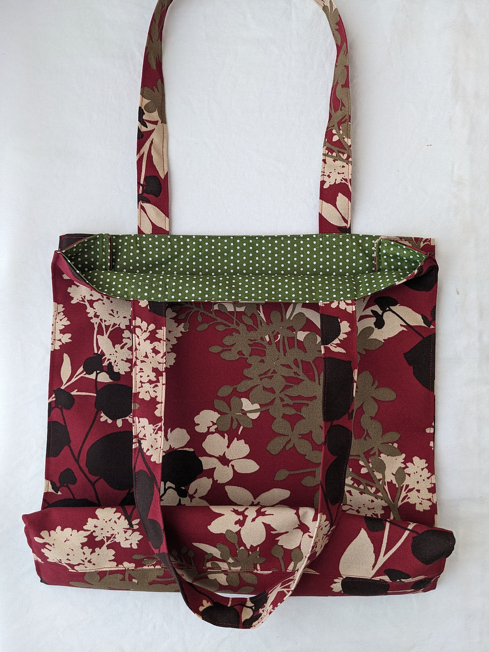 Annabelle Sangria Blossom Tote $40