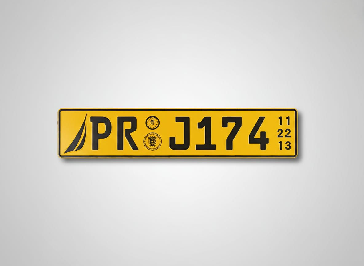 Tablillas Europeas en metal