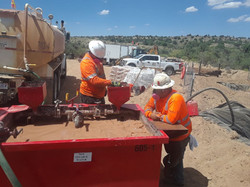 National Drilling mixing mud
