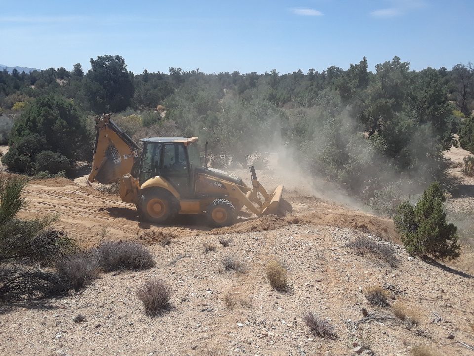 .... making dust