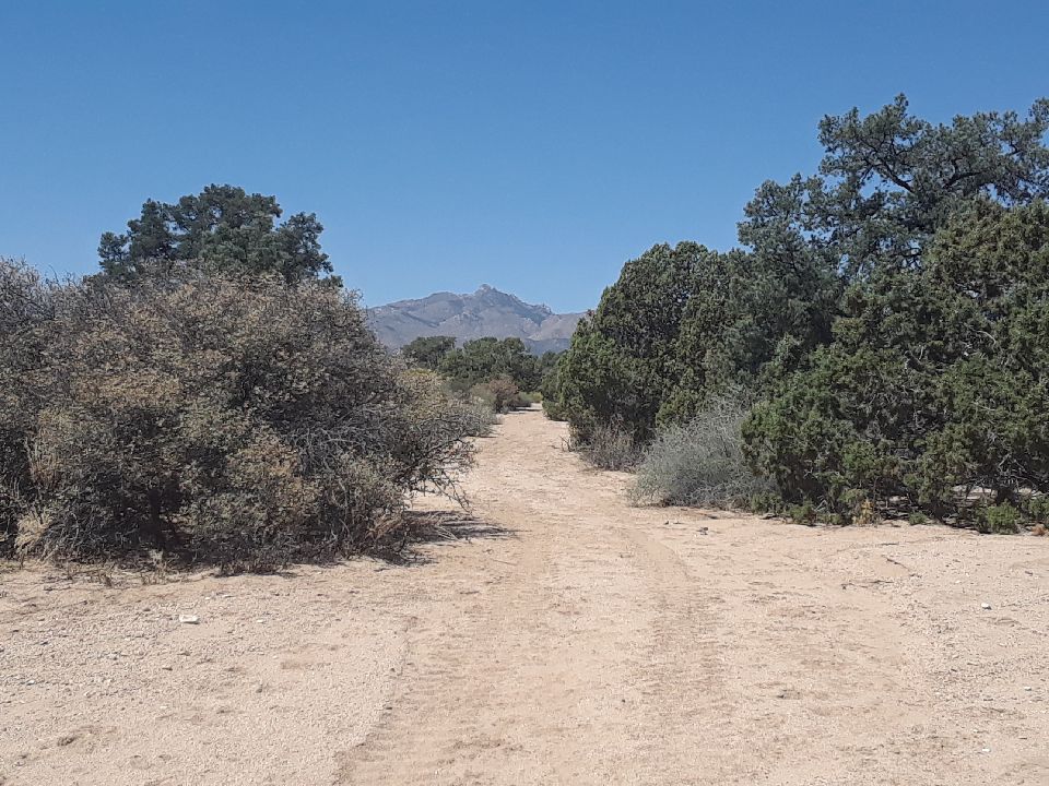 Road to the footwall