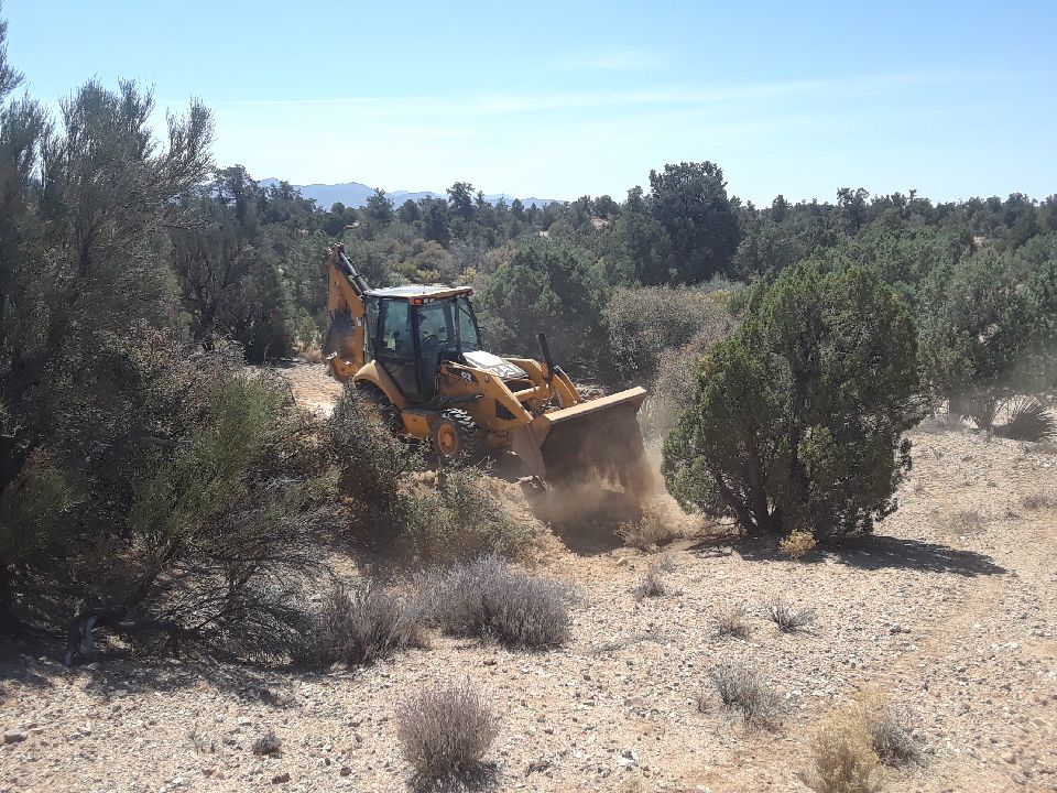 Moving dirt...