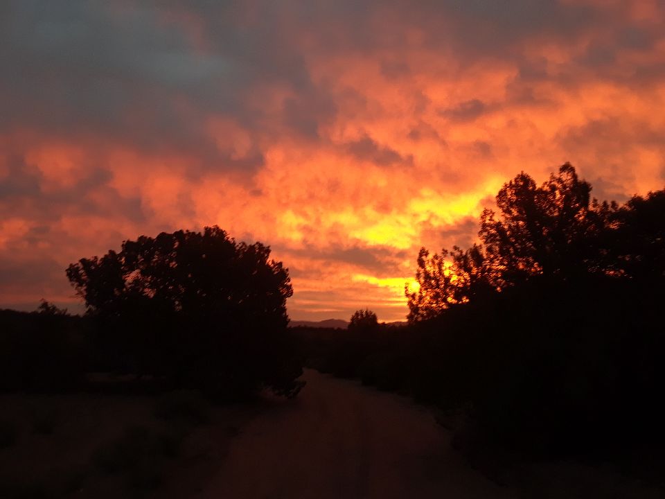 Fire in the sky
