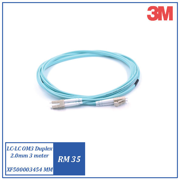 LC-LC OM3 DUPLEX 2.0MM  - 3 METER